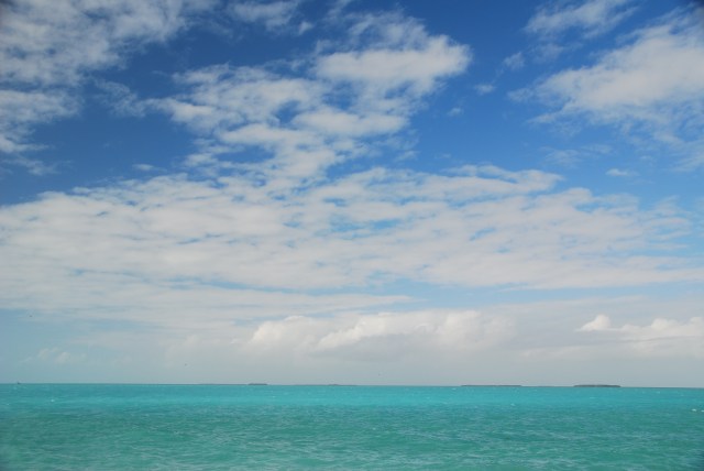 The view from Fort Zachary Taylor